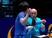 爱游戏中国-法国乒乓球队轻取比利时乒乓球队，张本智和统治全场